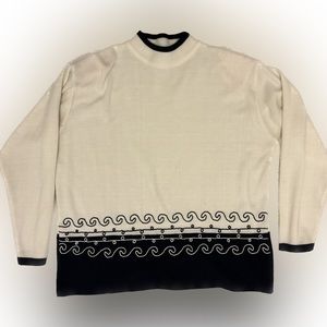 Vintage Rafael Sweater with shoulder pads (size XL)